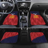 Custom Jersey Cricket Car Mats Go Jer Lions - Wonder Print Shop
