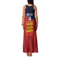 Custom Jersey Cricket Family Matching Tank Maxi Dress and Hawaiian Shirt Go Jer Lions - Wonder Print Shop