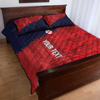 Custom Jersey Cricket Quilt Bed Set Go Jer Lions - Wonder Print Shop