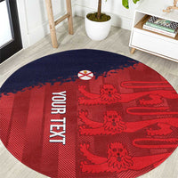 Custom Jersey Cricket Round Carpet Go Jer Lions - Wonder Print Shop
