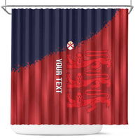 Custom Jersey Cricket Shower Curtain Go Jer Lions - Wonder Print Shop