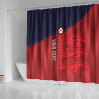 Custom Jersey Cricket Shower Curtain Go Jer Lions - Wonder Print Shop