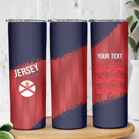 Custom Jersey Cricket Skinny Tumbler Go Jer Lions - Wonder Print Shop
