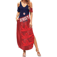 Custom Jersey Cricket Summer Maxi Dress Go Jer Lions - Wonder Print Shop