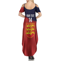 Custom Jersey Cricket Summer Maxi Dress Go Jer Lions - Wonder Print Shop