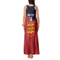 Custom Jersey Cricket Tank Maxi Dress Go Jer Lions - Wonder Print Shop