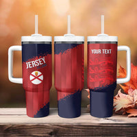 Custom Jersey Cricket Tumbler With Handle Go Jer Lions - Wonder Print Shop