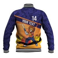 Custom Netherlands Cricket Baseball Jacket Go Flying Dutchmen Lion Mascot - Wonder Print Shop
