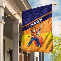 Custom Netherlands Cricket Garden Flag Go Flying Dutchmen Lion Mascot - Wonder Print Shop