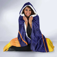 Custom Netherlands Cricket Hooded Blanket Go Flying Dutchmen Lion Mascot - Wonder Print Shop