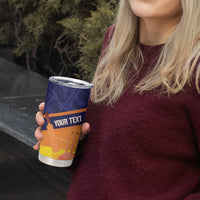 Custom Netherlands Cricket Tumbler Cup Go Flying Dutchmen Lion Mascot - Wonder Print Shop