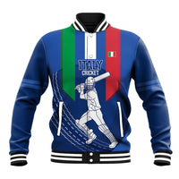 Custom Italy Cricket Baseball Jacket Go Gli Azzurri - Wonder Print Shop