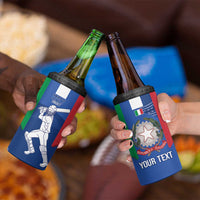 Custom Italy Cricket 4 in 1 Can Cooler Tumbler Go Gli Azzurri - Wonder Print Shop