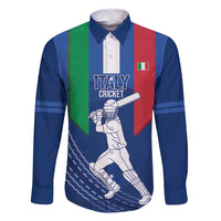 Custom Italy Cricket Family Matching Off Shoulder Maxi Dress and Hawaiian Shirt Go Gli Azzurri - Wonder Print Shop