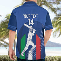 Custom Italy Cricket Hawaiian Shirt Go Gli Azzurri - Wonder Print Shop