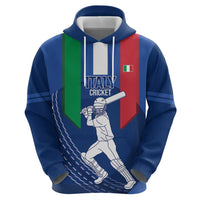 Custom Italy Cricket Hoodie Go Gli Azzurri - Wonder Print Shop