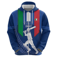 Custom Italy Cricket Hoodie Go Gli Azzurri - Wonder Print Shop