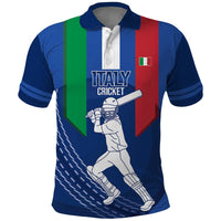 Custom Italy Cricket Polo Shirt Go Gli Azzurri - Wonder Print Shop