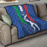 Italy Cricket Quilt Go Gli Azzurri - Wonder Print Shop