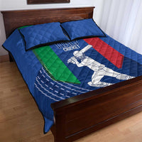 Italy Cricket Quilt Bed Set Go Gli Azzurri - Wonder Print Shop