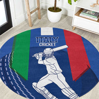 Italy Cricket Round Carpet Go Gli Azzurri - Wonder Print Shop