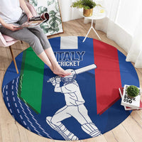 Italy Cricket Round Carpet Go Gli Azzurri - Wonder Print Shop