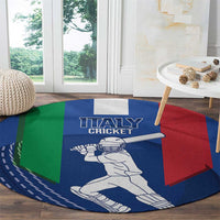Italy Cricket Round Carpet Go Gli Azzurri - Wonder Print Shop