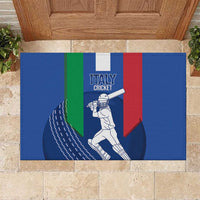 Italy Cricket Rubber Doormat Go Gli Azzurri - Wonder Print Shop