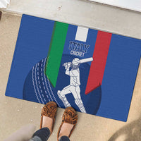 Italy Cricket Rubber Doormat Go Gli Azzurri - Wonder Print Shop