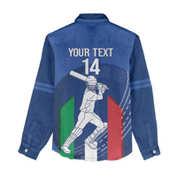 Custom Italy Cricket Women Casual Shirt Go Gli Azzurri - Wonder Print Shop