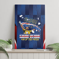 Vozinha Cabo Verde Football Canvas Wall Art Tubaroes Azuis Man Of The Match