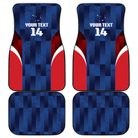 Custom Vozinha Cabo Verde Football Car Mats Tubaroes Azuis Man Of The Match