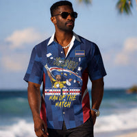 Custom Vozinha Cabo Verde Football Hawaiian Shirt Tubaroes Azuis Man Of The Match LT14