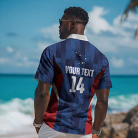 Custom Vozinha Cabo Verde Football Hawaiian Shirt Tubaroes Azuis Man Of The Match LT14