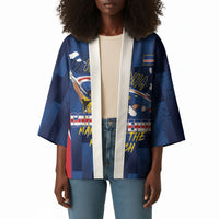 Custom Vozinha Cabo Verde Football Kimono Tubaroes Azuis Man Of The Match