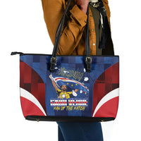Vozinha Cabo Verde Football Leather Tote Bag Tubaroes Azuis Man Of The Match