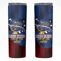 Vozinha Cabo Verde Football Skinny Tumbler Tubaroes Azuis Man Of The Match