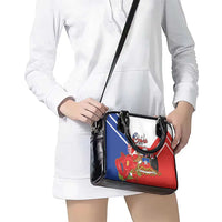 Personalized Chile Independence Day Shoulder Handbag Chilean Coat Of Arms Copihue Flag Style