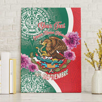 Personalized Mexico Independence Day Canvas Wall Art 16 De Septiembre Mexican Aztec - Wonder Print Shop
