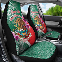 Personalized Mexico Independence Day Car Seat Cover 16 De Septiembre Mexican Aztec - Wonder Print Shop