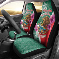 Personalized Mexico Independence Day Car Seat Cover 16 De Septiembre Mexican Aztec - Wonder Print Shop
