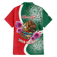Personalized Mexico Independence Day Family Matching Summer Maxi Dress and Hawaiian Shirt 16 De Septiembre Mexican Aztec - Wonder Print Shop