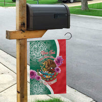 Personalized Mexico Independence Day Garden Flag 16 De Septiembre Mexican Aztec - Wonder Print Shop