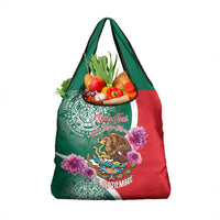Personalized Mexico Independence Day Grocery Bag 16 De Septiembre Mexican Aztec