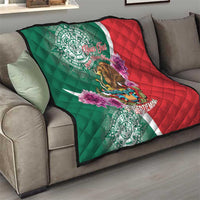 Personalized Mexico Independence Day Quilt 16 De Septiembre Mexican Aztec - Wonder Print Shop