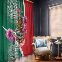 Personalized Mexico Independence Day Window Curtain 16 De Septiembre Mexican Aztec - Wonder Print Shop