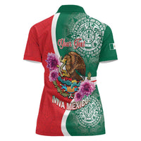 Personalized Mexico Independence Day Women Polo Shirt 16 De Septiembre Mexican Aztec - Wonder Print Shop
