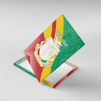 Personalised Guinea Independence Day Canvas Wall Art Happy 2 October Guinee Coat Of Arms - Wonder Print Shop