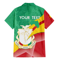 Personalised Guinea Independence Day Family Matching Mermaid Dress and Hawaiian Shirt Happy 2 October Guinee Coat Of Arms - Wonder Print Shop