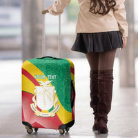 Personalised Guinea Independence Day Luggage Cover Happy 2 October Guinee Coat Of Arms - Wonder Print Shop